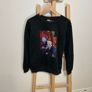 Holiday pullover Crewneck sweater black size large